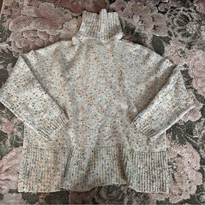 J. Jill Multicolor Turtleneck Sweater